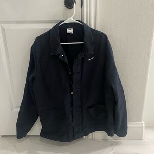 Nike Men's Dark Blue Shirt Jacket